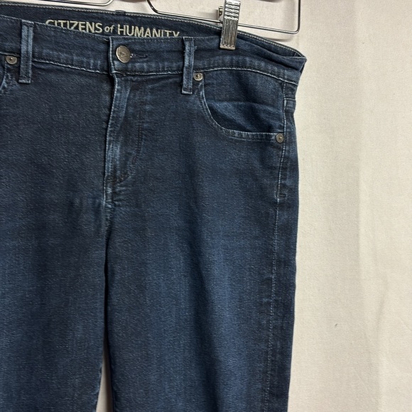 Citizens of Humanity Women’s Ava Low Rise Straight Leg Jeans Ankle Fray Size 31 - Picture 6 of 11